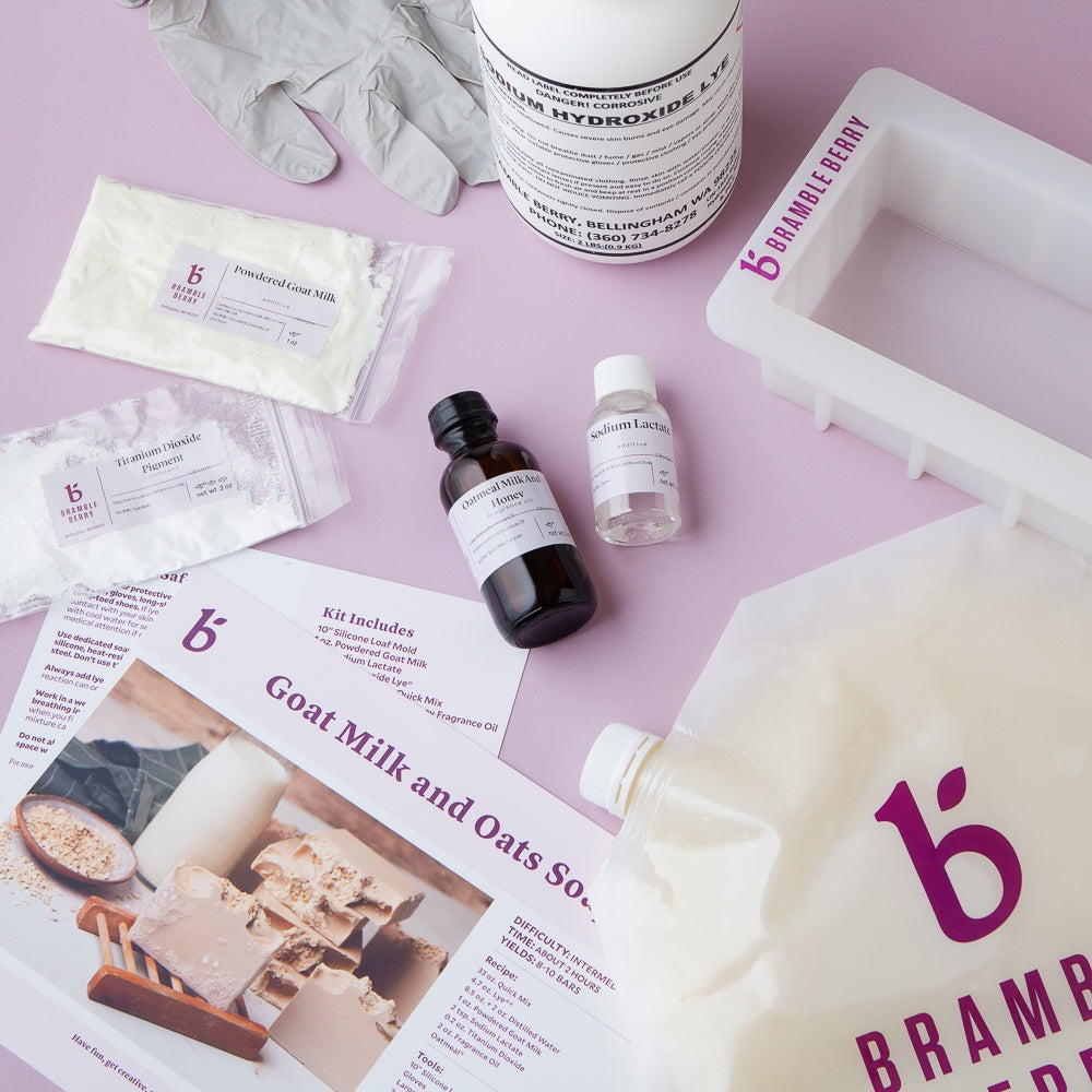 Bramble Berry Goat Milk and Oats Soap Kit