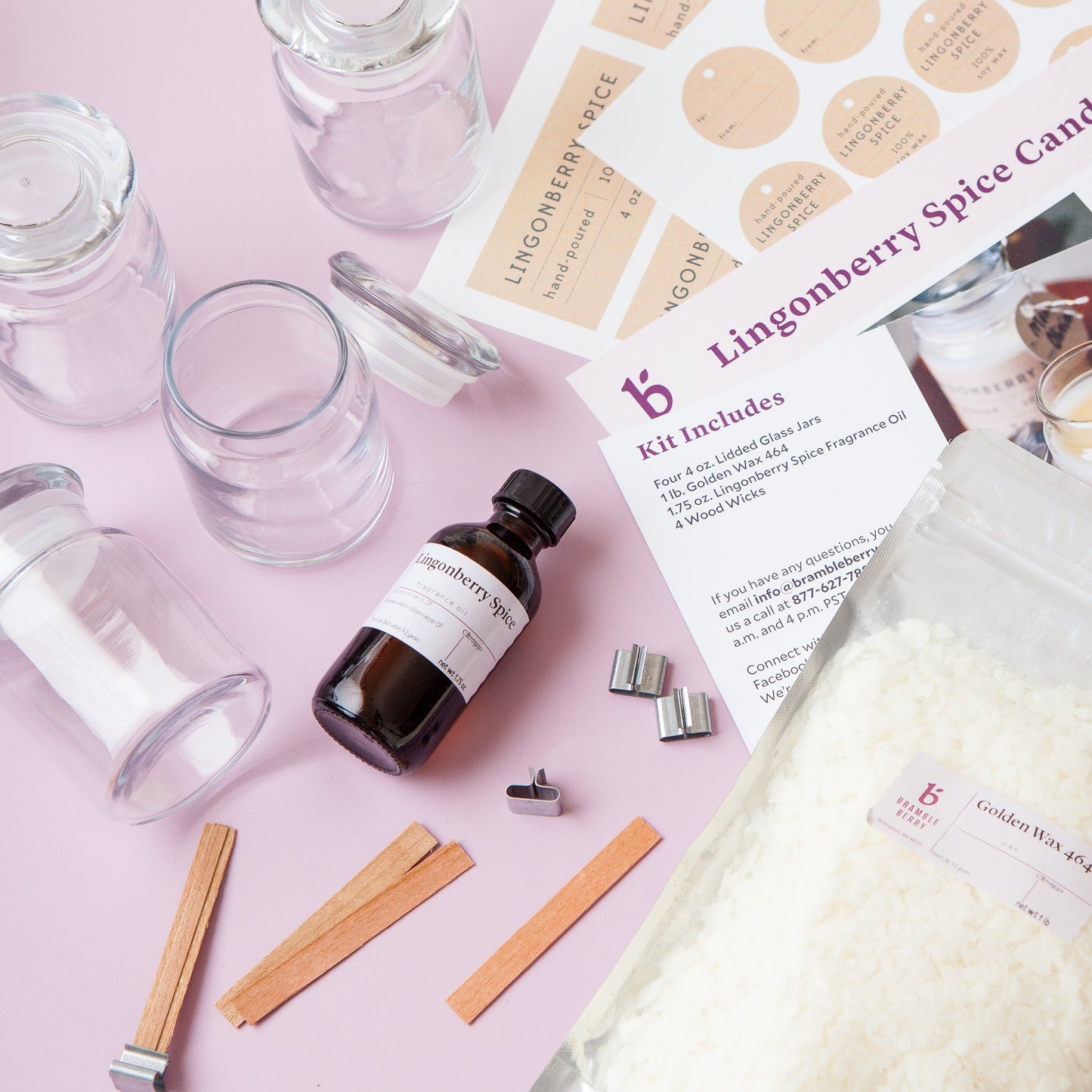 Bramble Berry Lingonberry Spice Candle Kit