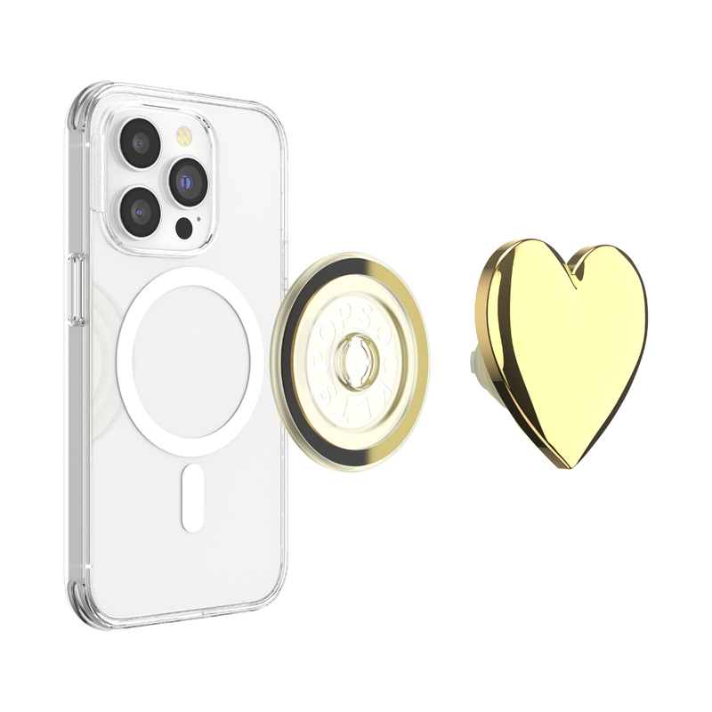 PopSockets Heart Of Gold MagSafe PopGrip
