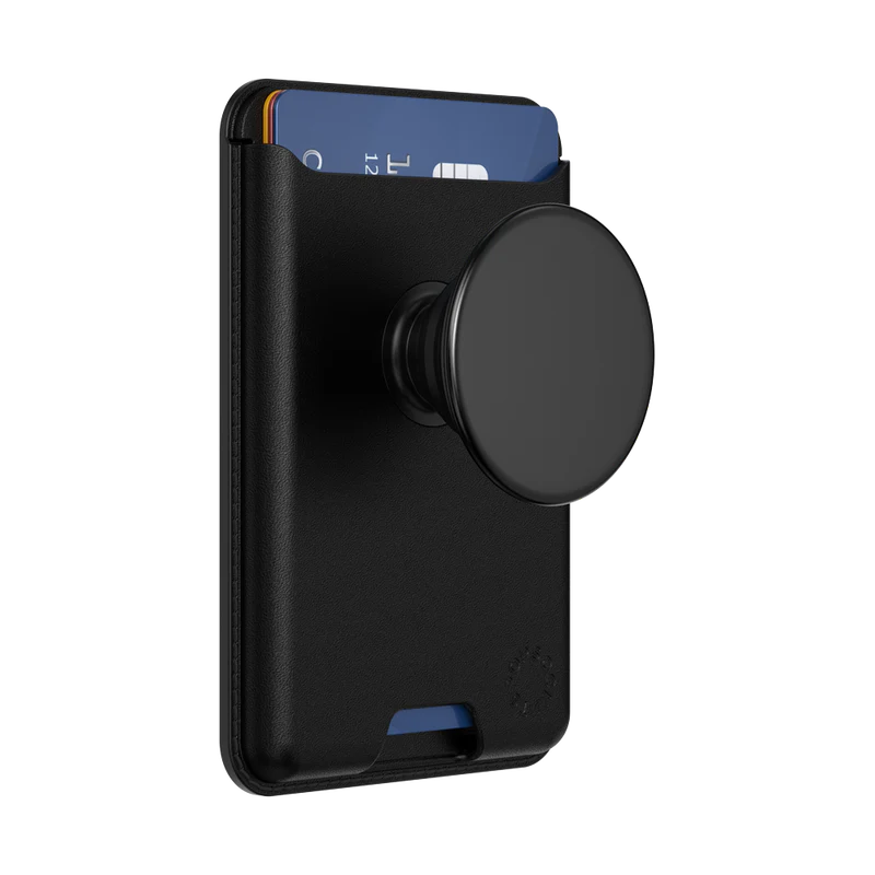 PopSockets Softgoods MagSafe PopWallet+ - Black