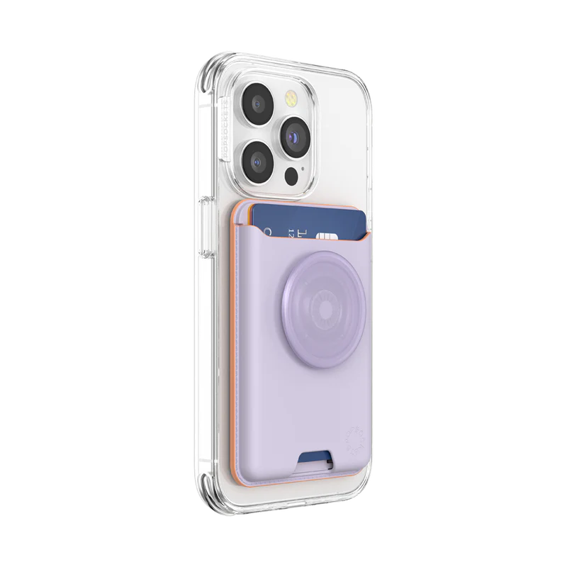 PopSockets Softgoods MagSafe PopWallet+ - Pale Lavender