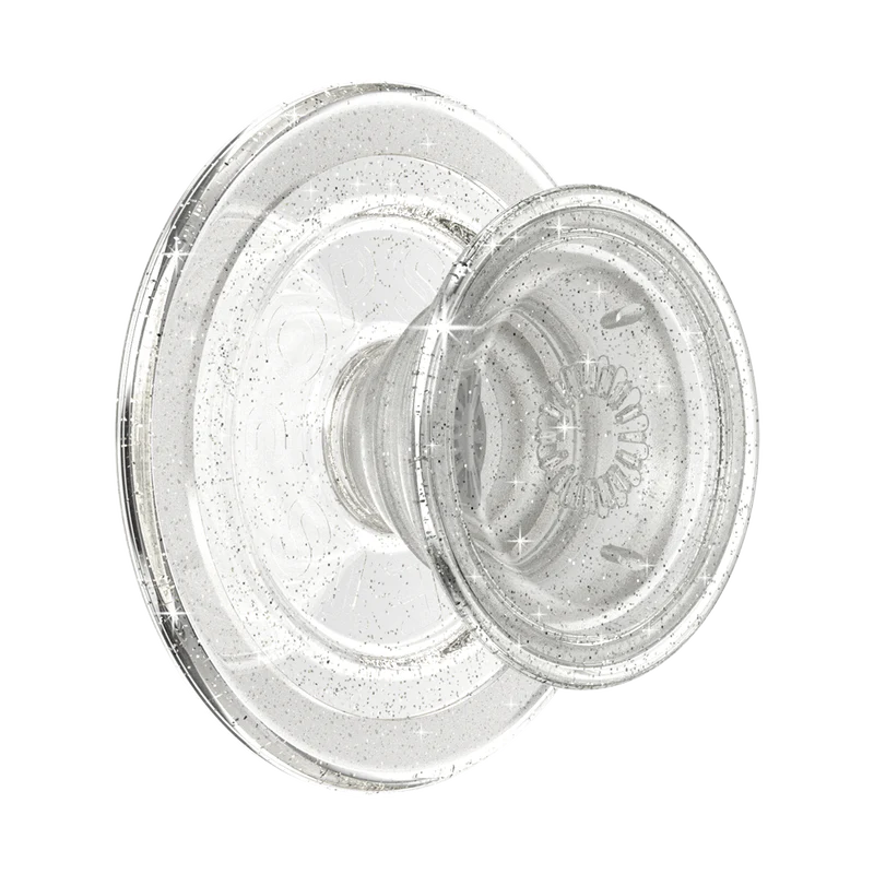PopSockets MagSafe PopGrip - Clear Glitter