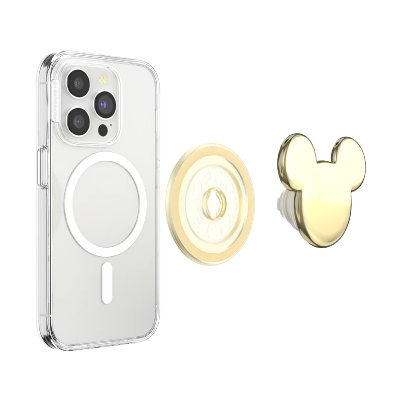 PopSockets MagSafe PopGrip - Enamel Gold Mickey Head