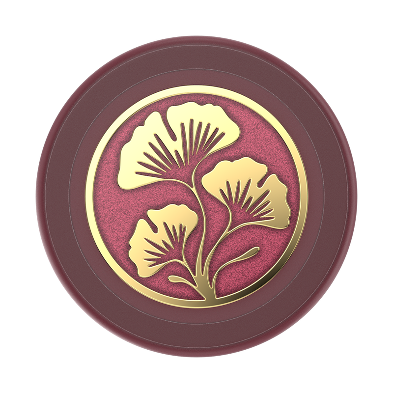 PopSockets Enamel Ginkgo Oxblood MagSafe PopGrip