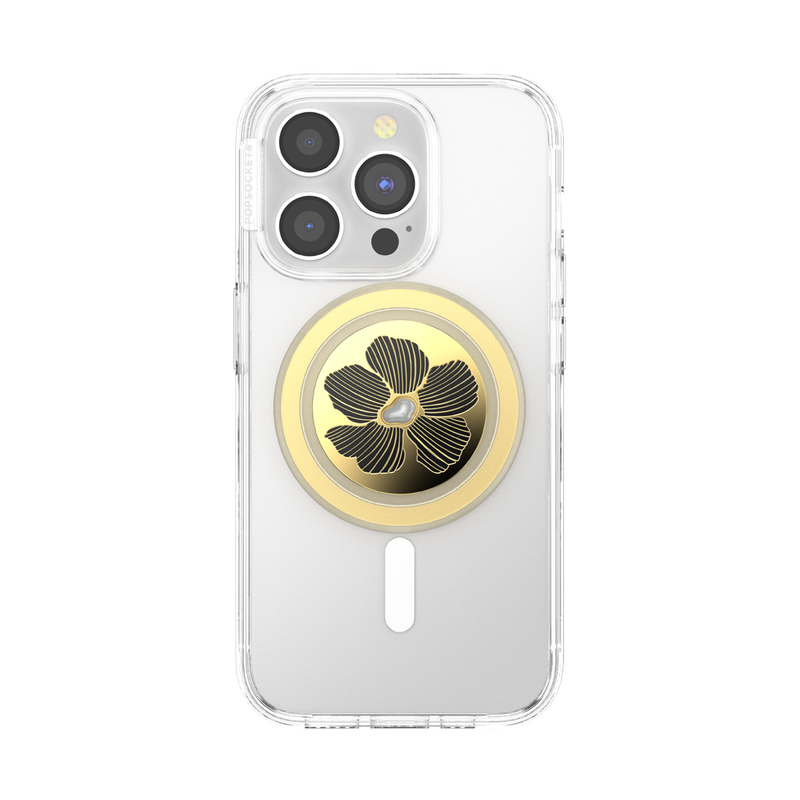 PopSockets Enamel Mae Flower with Pearl MagSafe PopGrip
