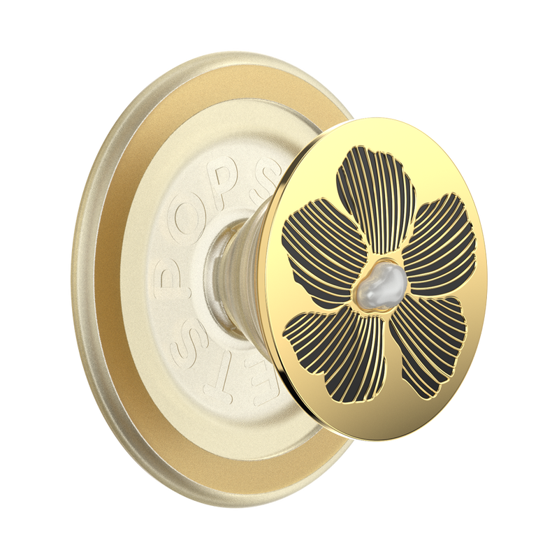PopSockets Enamel Mae Flower with Pearl MagSafe PopGrip