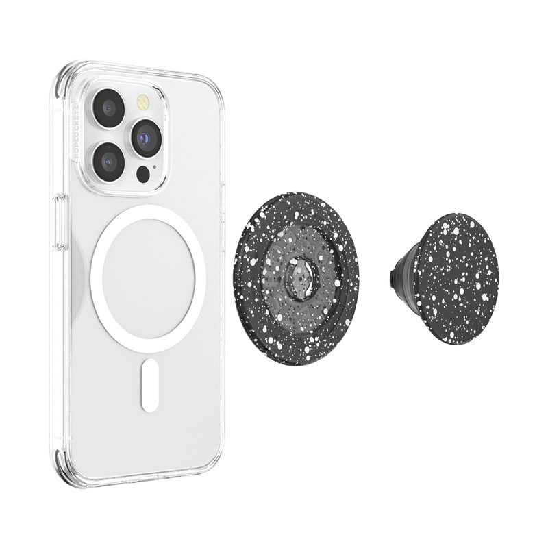 PopSockets Black Speckle MagSafe PopGrip