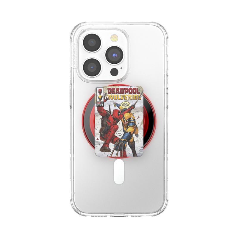 PopSockets Deadpool and Wolverine Comic Cover MagSafe PopGrip