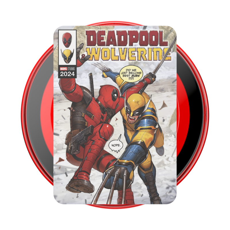 PopSockets Deadpool and Wolverine Comic Cover MagSafe PopGrip