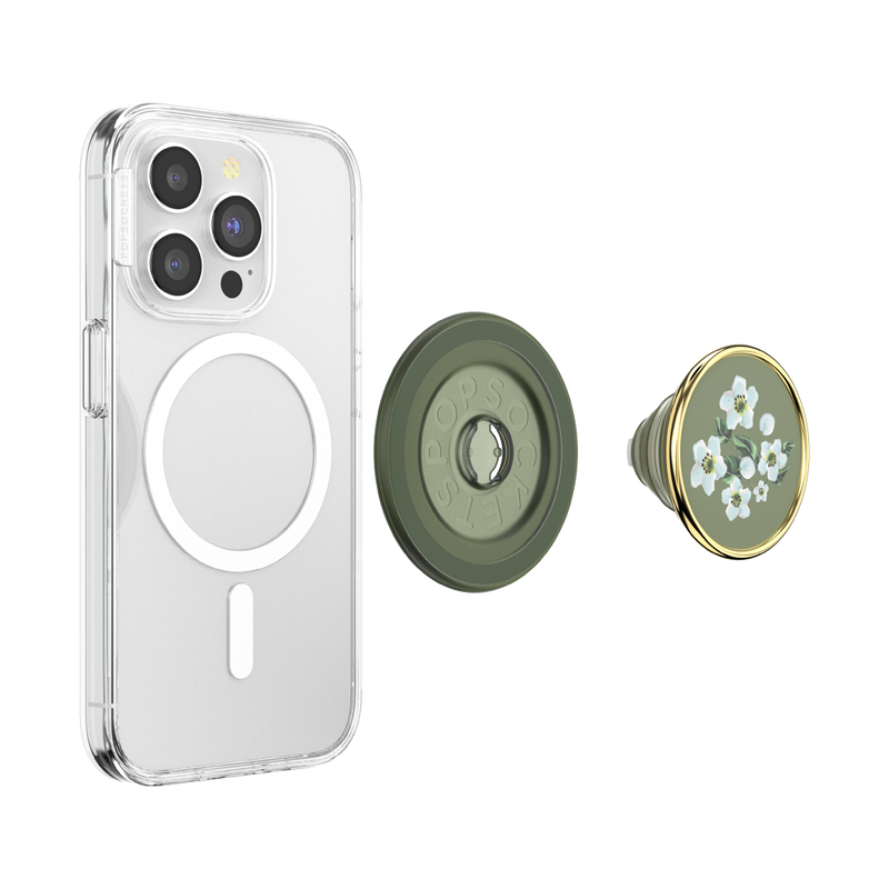 PopSockets Enamel Floral Relief MagSafe PopGrip