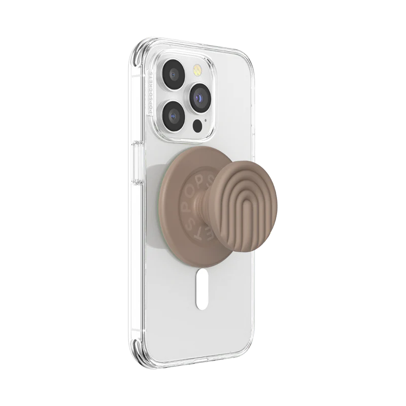 PopSockets MagSafe PopGrip - PopOut Latte Curves