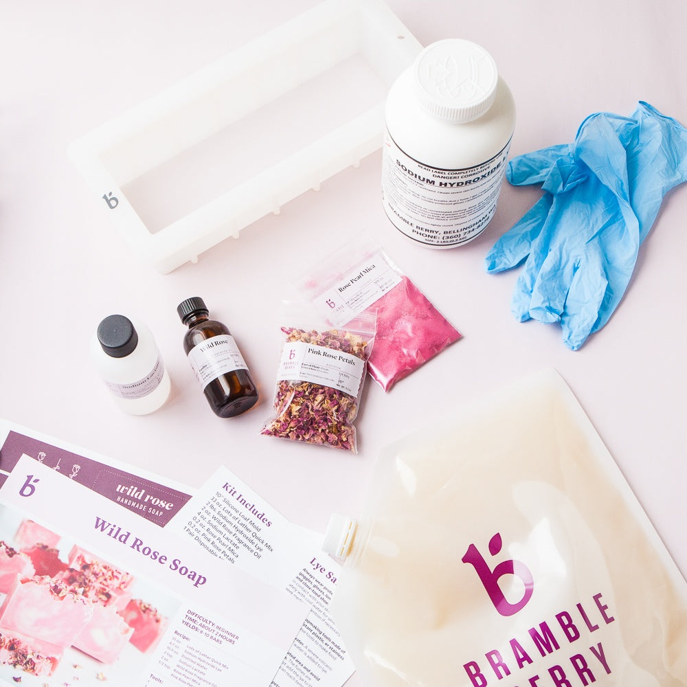 Bramble Berry Wild Rose Soap Kit