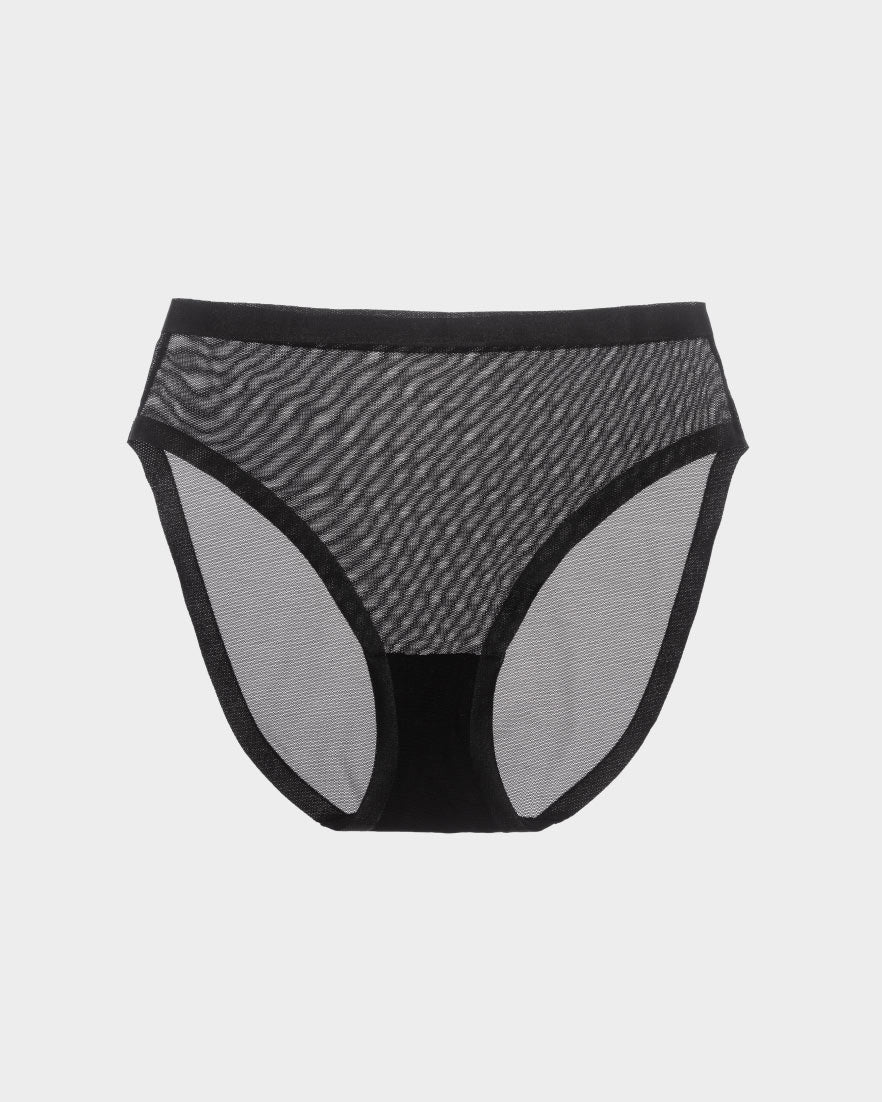 EBY Bra Sheer High Cut - Black