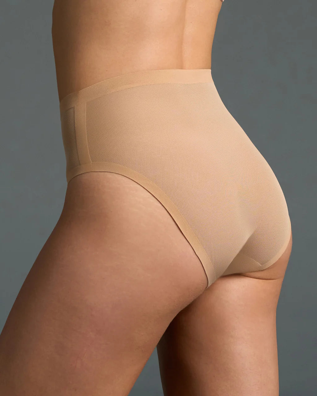 EBY Bra Sheer High Cut - Champagne