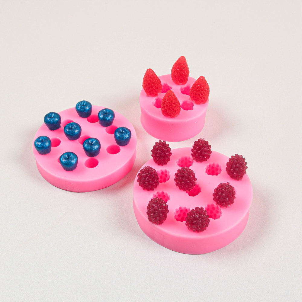 Bramble Berry Mini Strawberry Silicone Mold (x6)