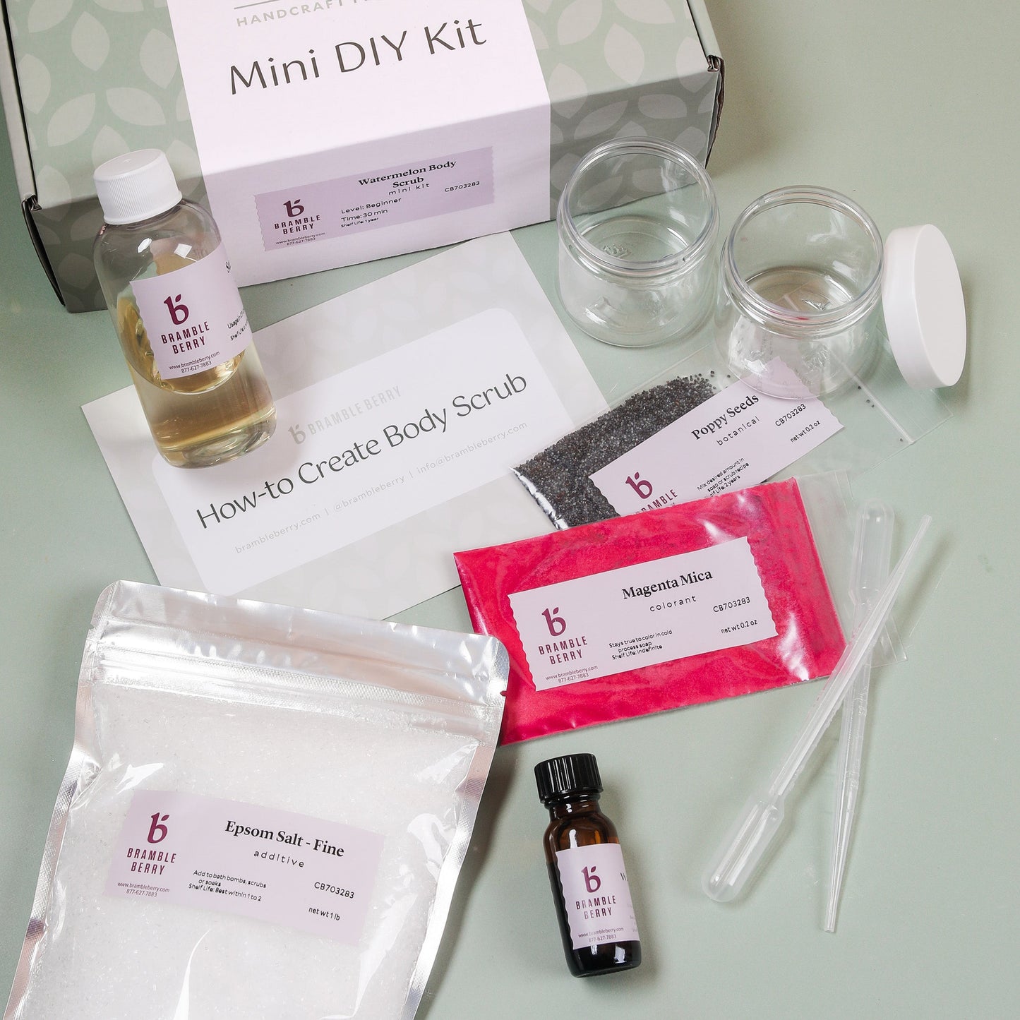 Bramble Berry Mini Watermelon Scrub Kit (x2)