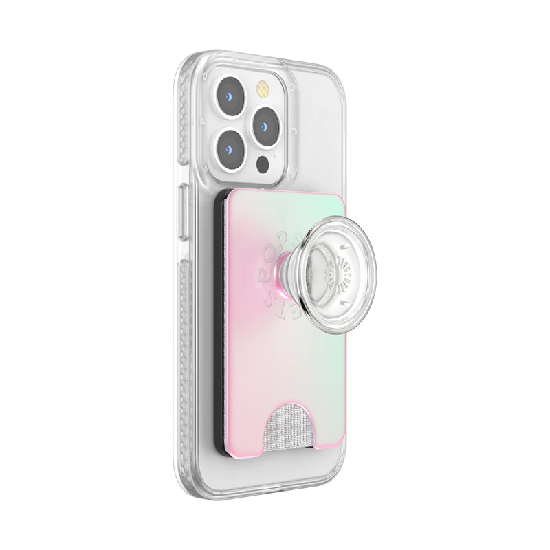 PopSockets MagSafe PopWallet+ - Mermaid Pink
