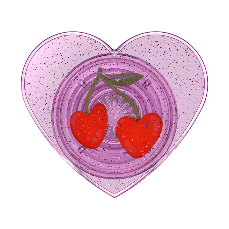 PopSockets Glitter Sugar Plum Cherry Adhesive PopGrip