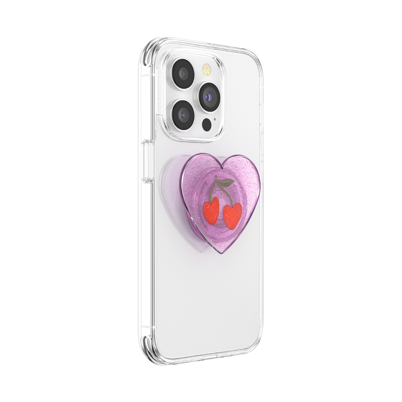 PopSockets Glitter Sugar Plum Cherry Adhesive PopGrip