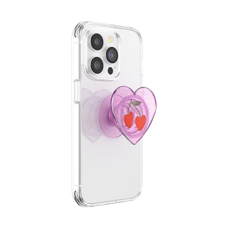 PopSockets Glitter Sugar Plum Cherry Adhesive PopGrip