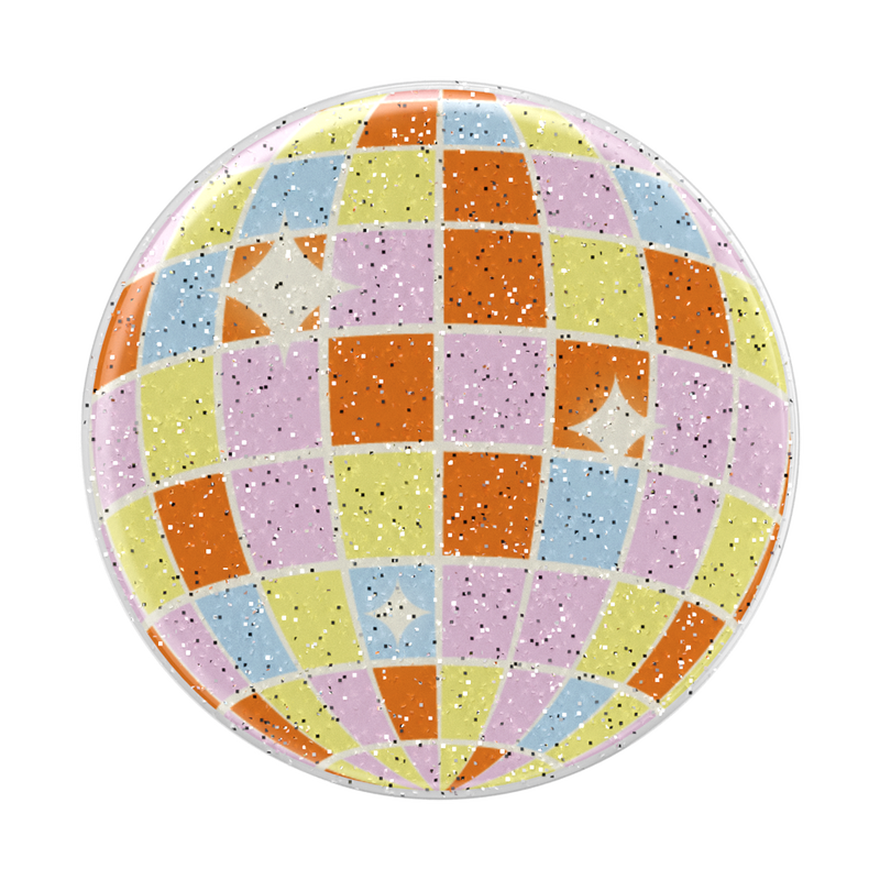 PopSockets Glitter Retro Disco Adhesive PopGrip