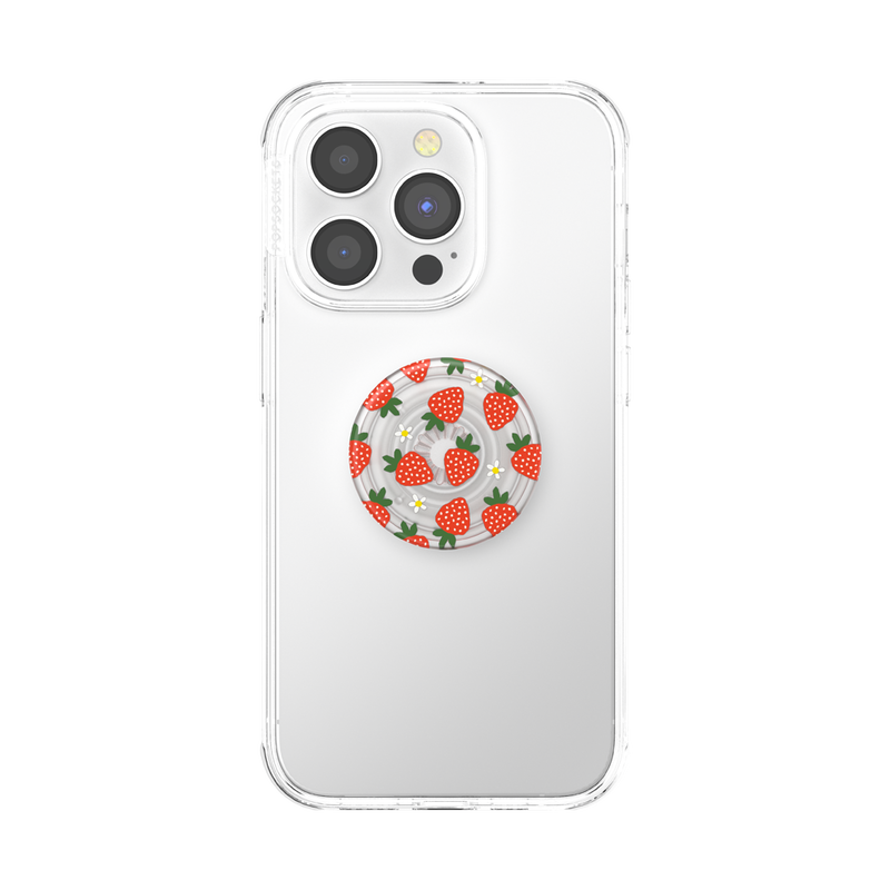 PopSockets PlantCore Berries and Cream Translucent Adhesive PopGrip
