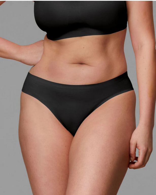 EBY Bra Cheeky Slip-Proof Flocking - Black