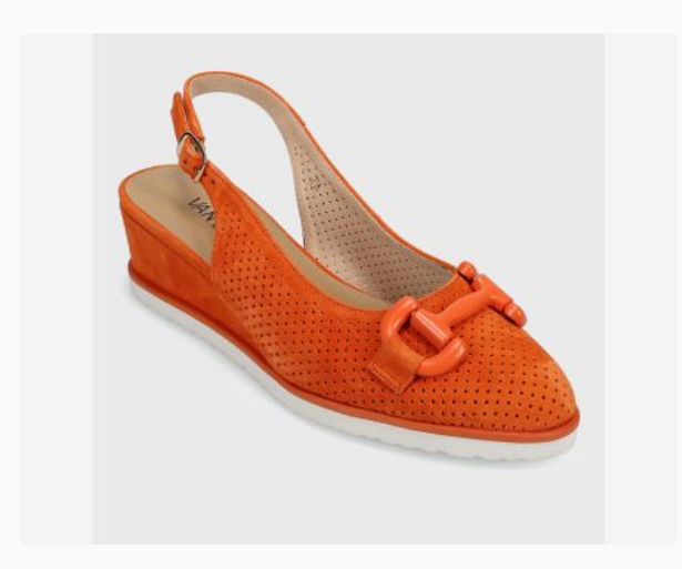 Marmi Shoes Women's Vaneli Dabry - Orange Perf Suede