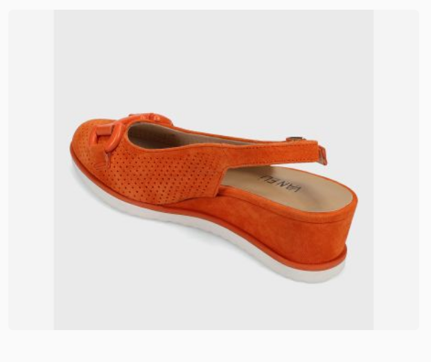 Marmi Shoes Women's Vaneli Dabry - Orange Perf Suede
