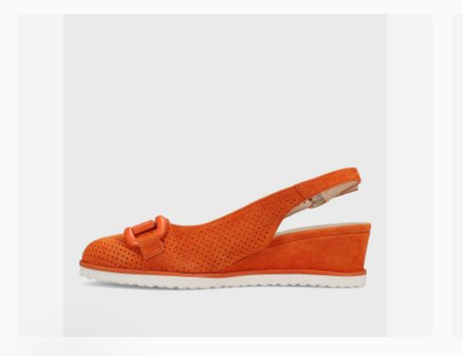 Marmi Shoes Women's Vaneli Dabry - Orange Perf Suede