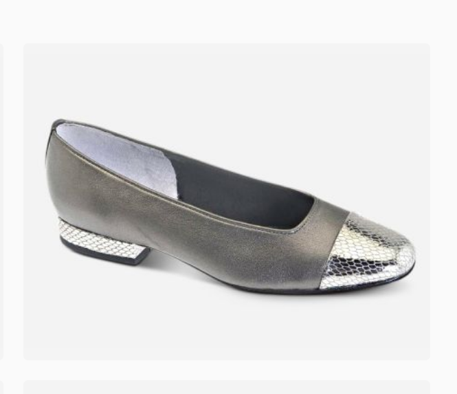 Marmi Shoes Women's Vaneli Fc-313 - Pewter Pearl Nappa/Silver Snake