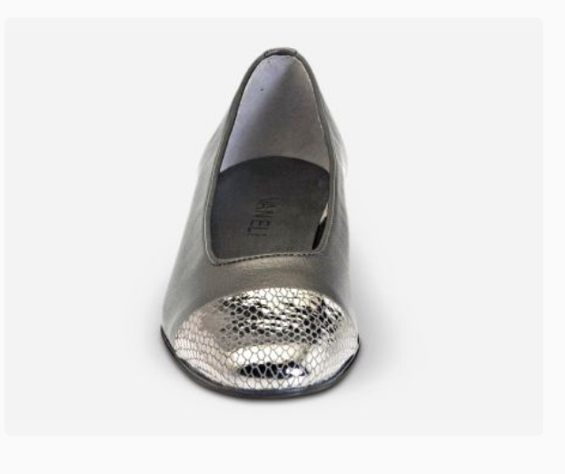 Marmi Shoes Women's Vaneli Fc-313 - Pewter Pearl Nappa/Silver Snake