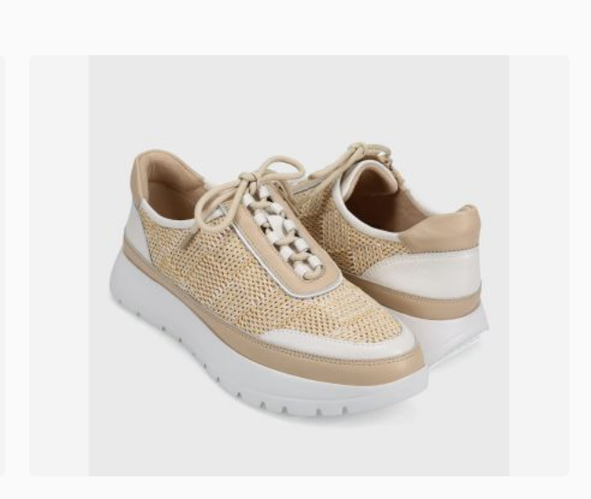 Marmi Shoes Women's Vaneli Qubi - Beige and White Tamara
