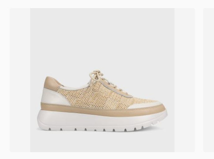 Marmi Shoes Women's Vaneli Qubi - Beige and White Tamara