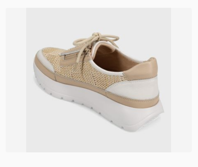 Marmi Shoes Women's Vaneli Qubi - Beige and White Tamara