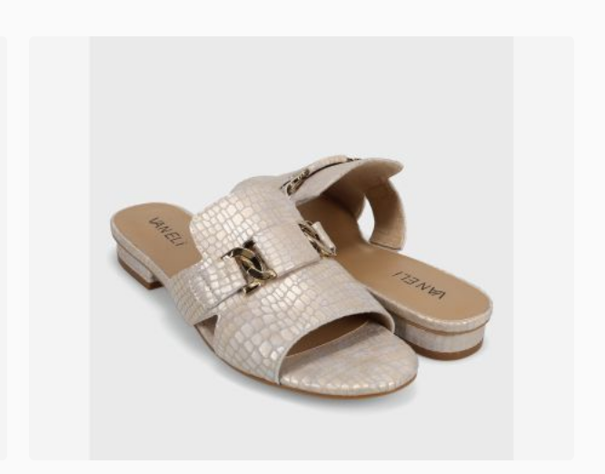 Marmi Shoes Women's Vaneli Beachy - Champagne Boro Print