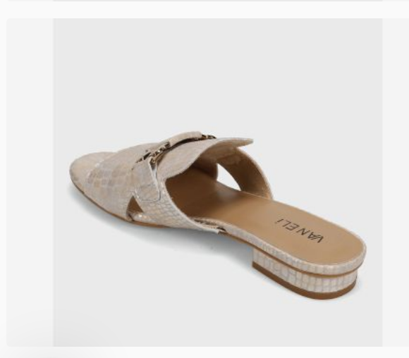 Marmi Shoes Women's Vaneli Beachy - Champagne Boro Print