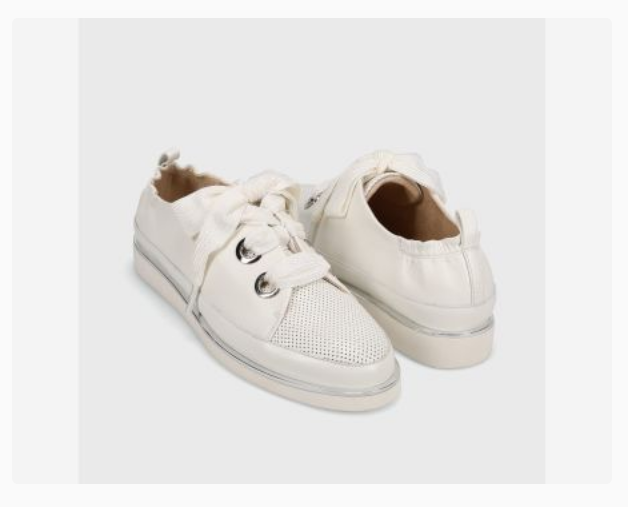 Marmi Shoes Women's Vaneli Quoin - White Perf Nappa