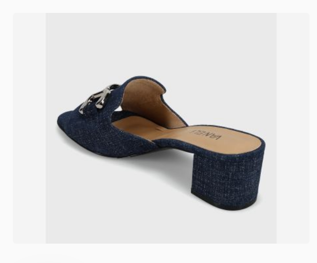 Marmi Shoes Women's Vaneli Oksana - Jeans Lino