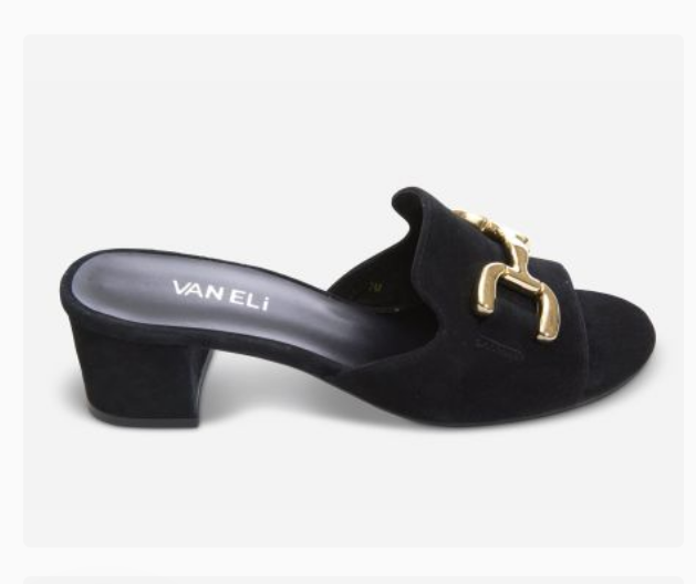 Marmi Shoes Women's Vaneli Oksana - Black Suede