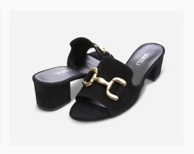 Marmi Shoes Women's Vaneli Oksana - Black Suede