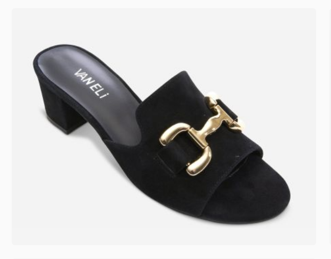 Marmi Shoes Women's Vaneli Oksana - Black Suede