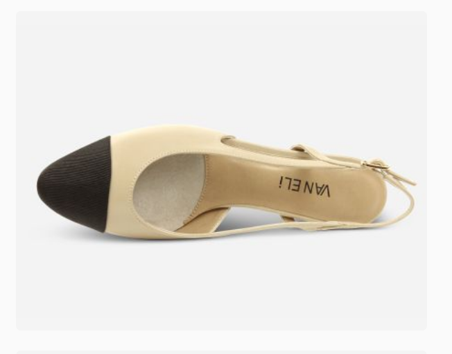 Marmi Shoes Women's Vaneli Aliz - Pudding Nappa w/Black Fabric