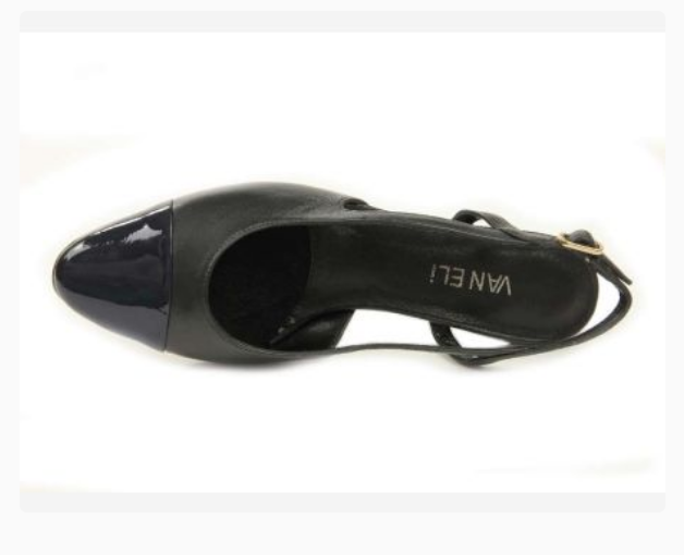 Marmi Shoes Women's Vaneli Aliz - Black Nappa w/Black Patent