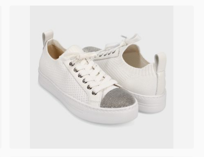 Marmi Shoes Women's Vaneli Yarie - White Stretch Knit