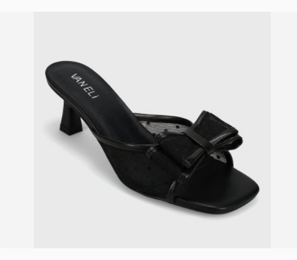 Marmi Shoes Women's Vaneli Maddy - Black Nappa