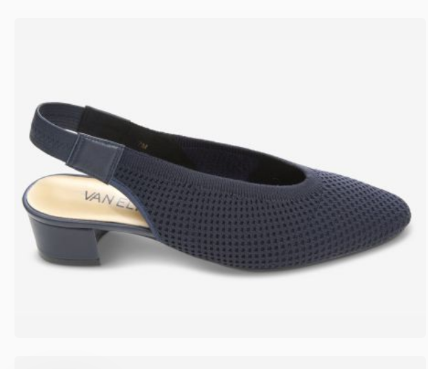 Marmi Shoes Women's Vaneli Abira - Navy Stretch Knit