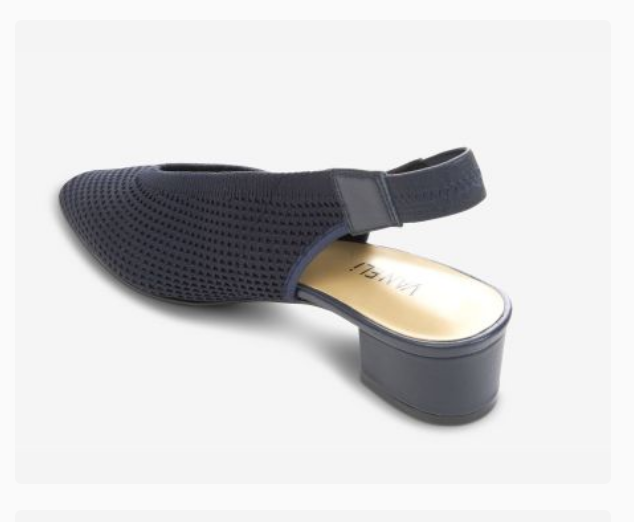 Marmi Shoes Women's Vaneli Abira - Navy Stretch Knit