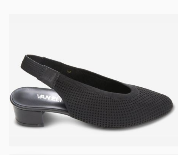 Marmi Shoes Women's Vaneli Abira - Black Stretch Knit