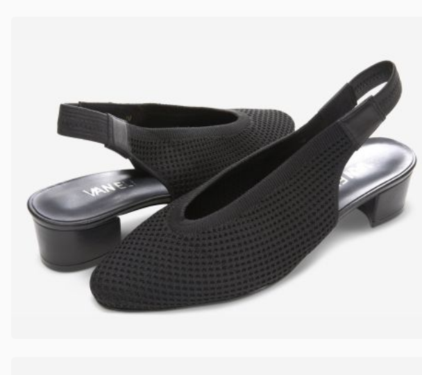 Marmi Shoes Women's Vaneli Abira - Black Stretch Knit
